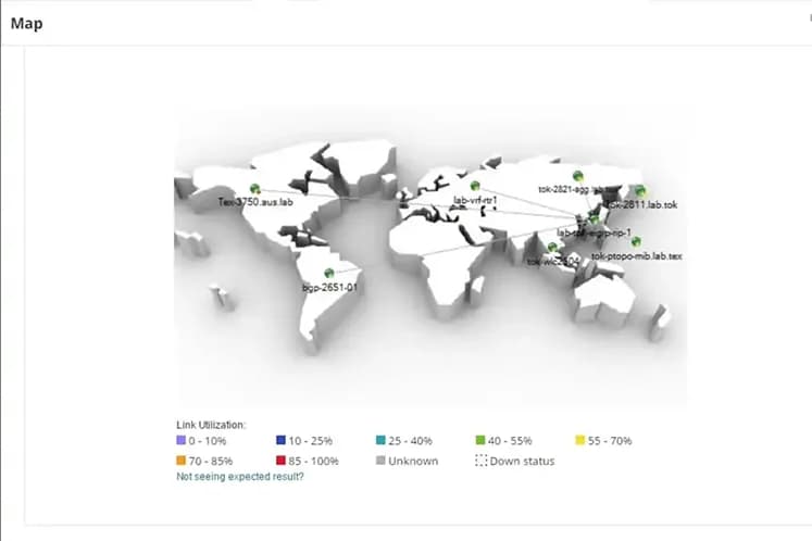 Tela do SolarWinds NPM